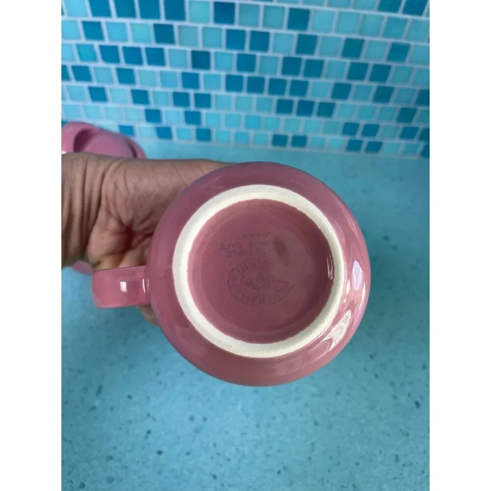 Baker Hart Stuart Vintage Cream Sugar Set Pink Collectible Japan